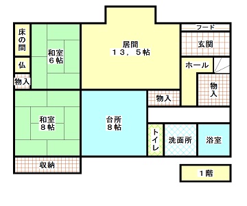 ニセコ不動産（中古物件）間取り図１