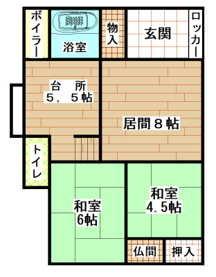 ニセコ不動産（中古物件）間取り図１