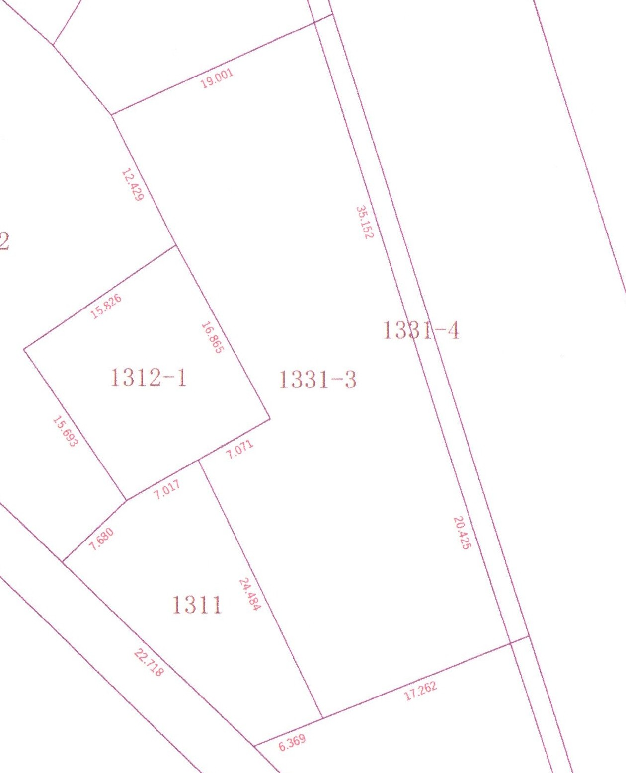 ニセコ不動産（土地）地籍図