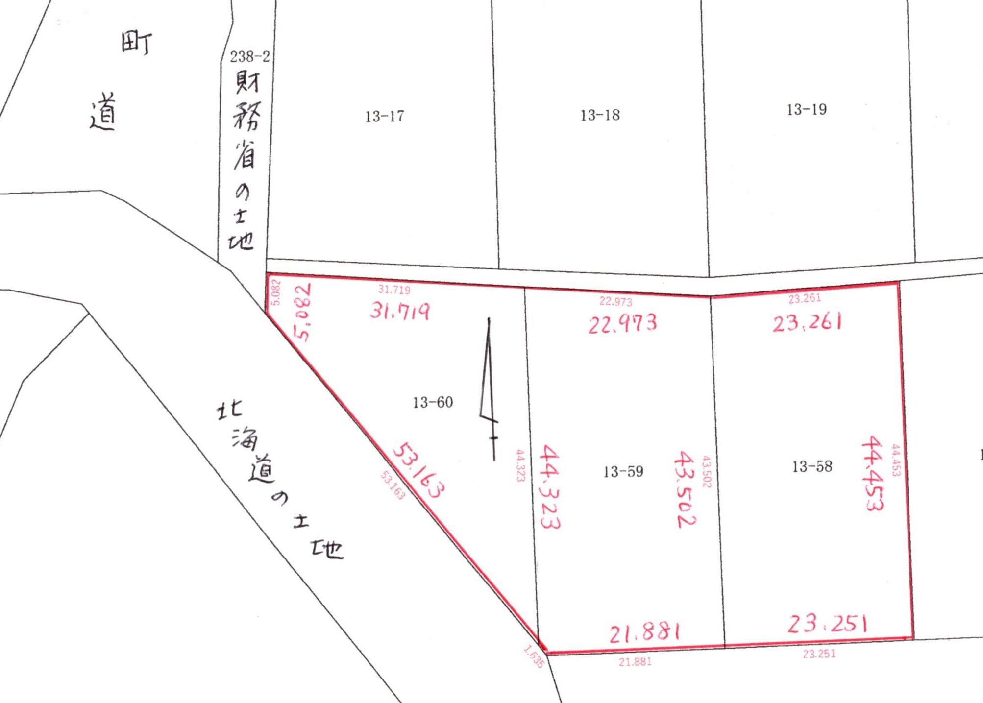 ニセコ不動産（土地）図面